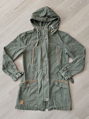 SITKA Olive Green Utility Anorak Style Gorpcore Bella Swan Spring Jacket, Large